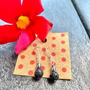 Lava Bead Earrings